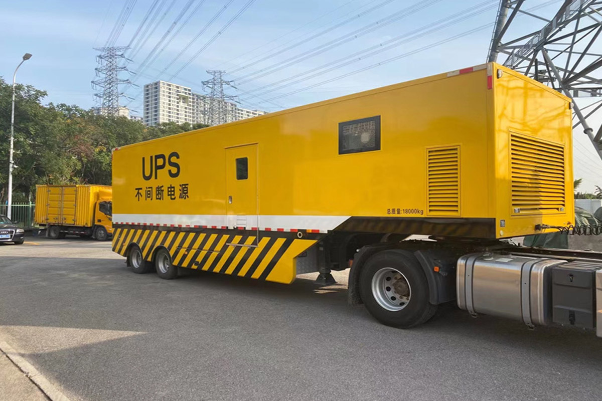 台州发电机租赁施工现场